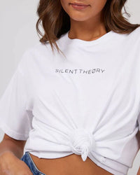 SILENT THEORY - Logo Tee (White)