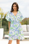 AUGUSTINE - Allie Dress Blue Floral