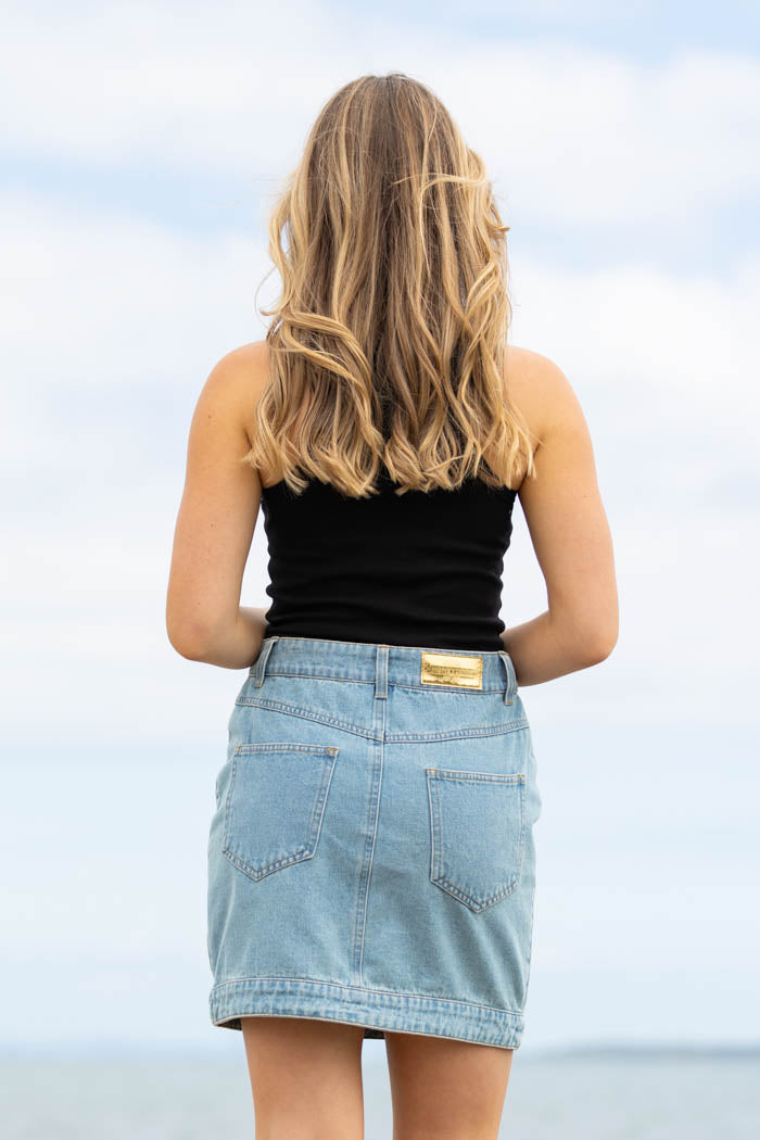 HONEY DENIM - Davina Mini Skirt