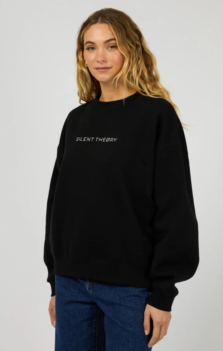 SILENT THEORY - Logo Crew (Black)