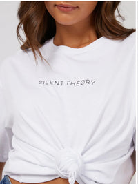 SILENT THEORY - Logo Tee (White)