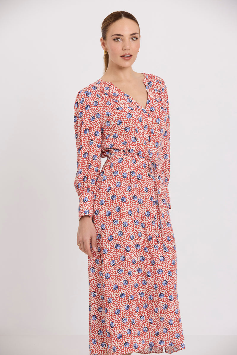 TUESDAY LABEL - Drive Dress (Blueberry Print)
