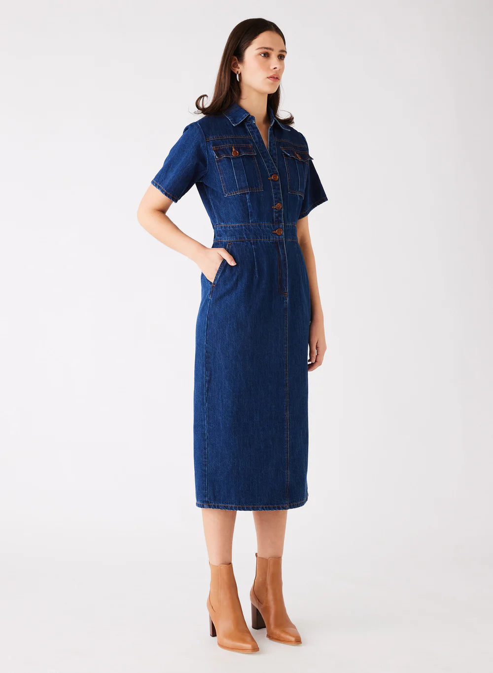 ESMAEÉ - Roam Denim Dress