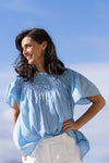 The Bay Caspian Short Sleeve Blouse